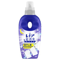 超消臭1WEEK 柔軟剤 夜干し用 / 本体 / 530ml / アクアナイトシャボン