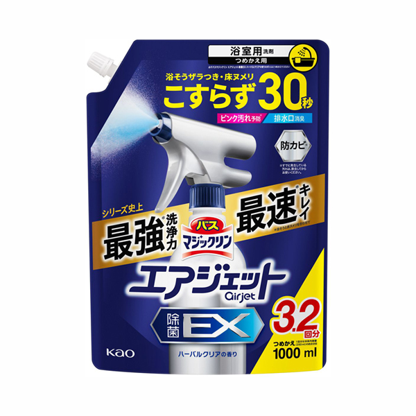 バスマジックリン エアジェット 除菌EX / 1000ml / つめかえ用 / ハーバルクリアの香り
